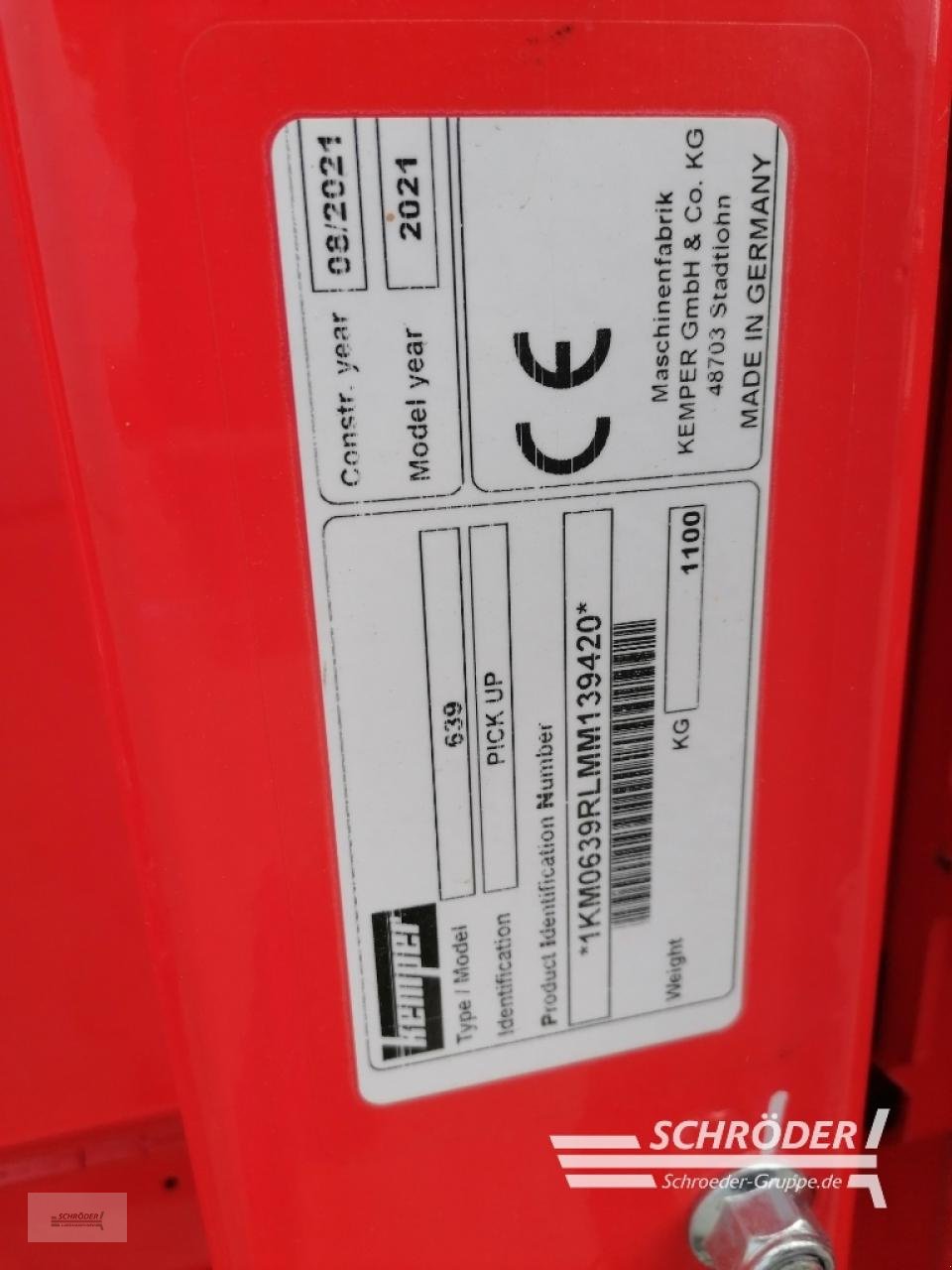 Feldhäcksler Pick-up typu Kemper NEU | PICK UP C3003 MAXIMUM / CLAAS, Gebrauchtmaschine w Wildeshausen (Zdjęcie 11)